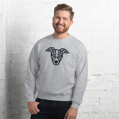 Moletom unissex - Whippet - Tribal - Cores Claras i-animals