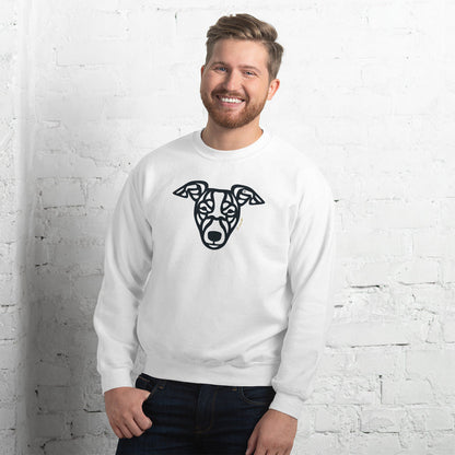 Moletom unissex - Whippet - Tribal - Cores Claras i-animals