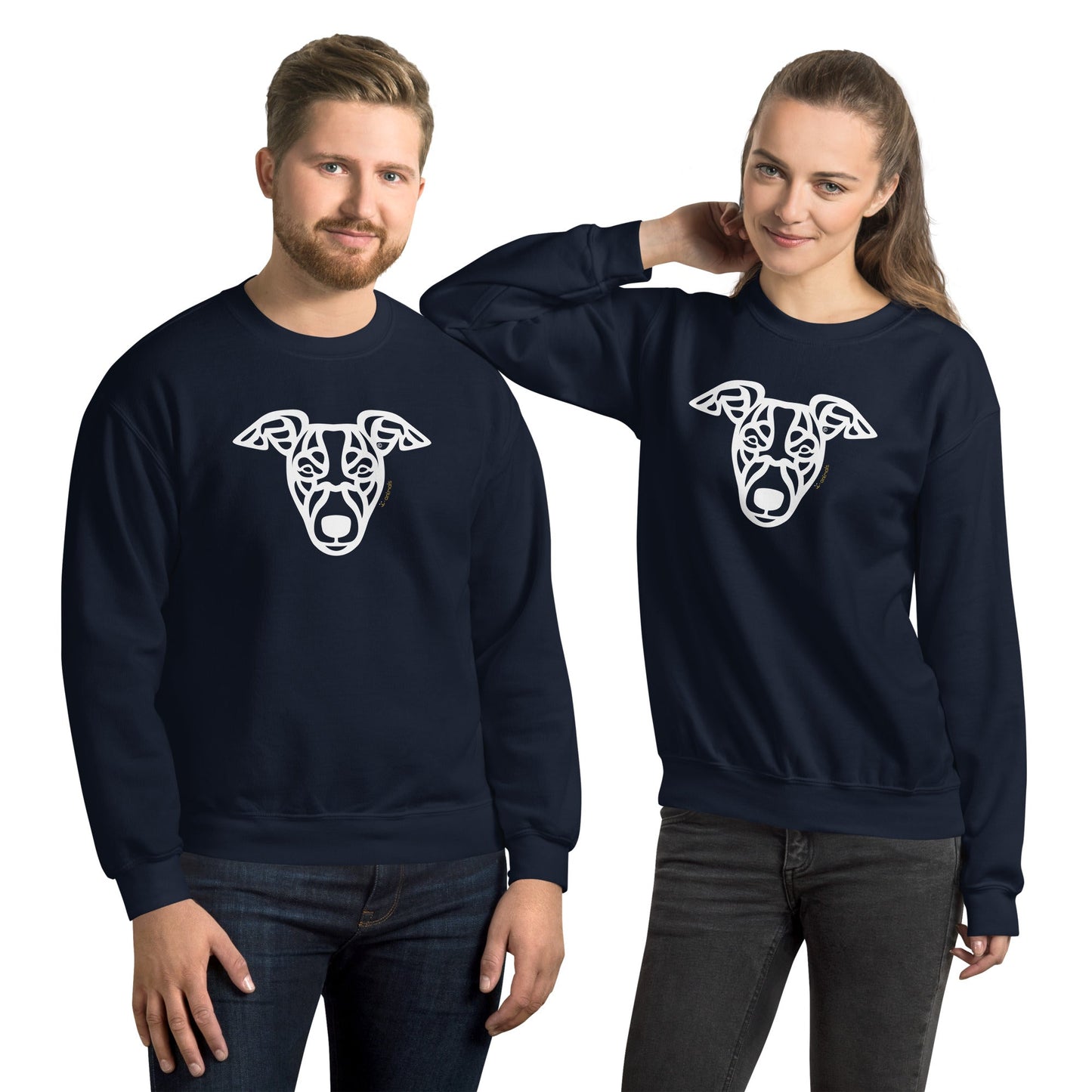 Moletom unissex - Whippet - Tribal i-animals