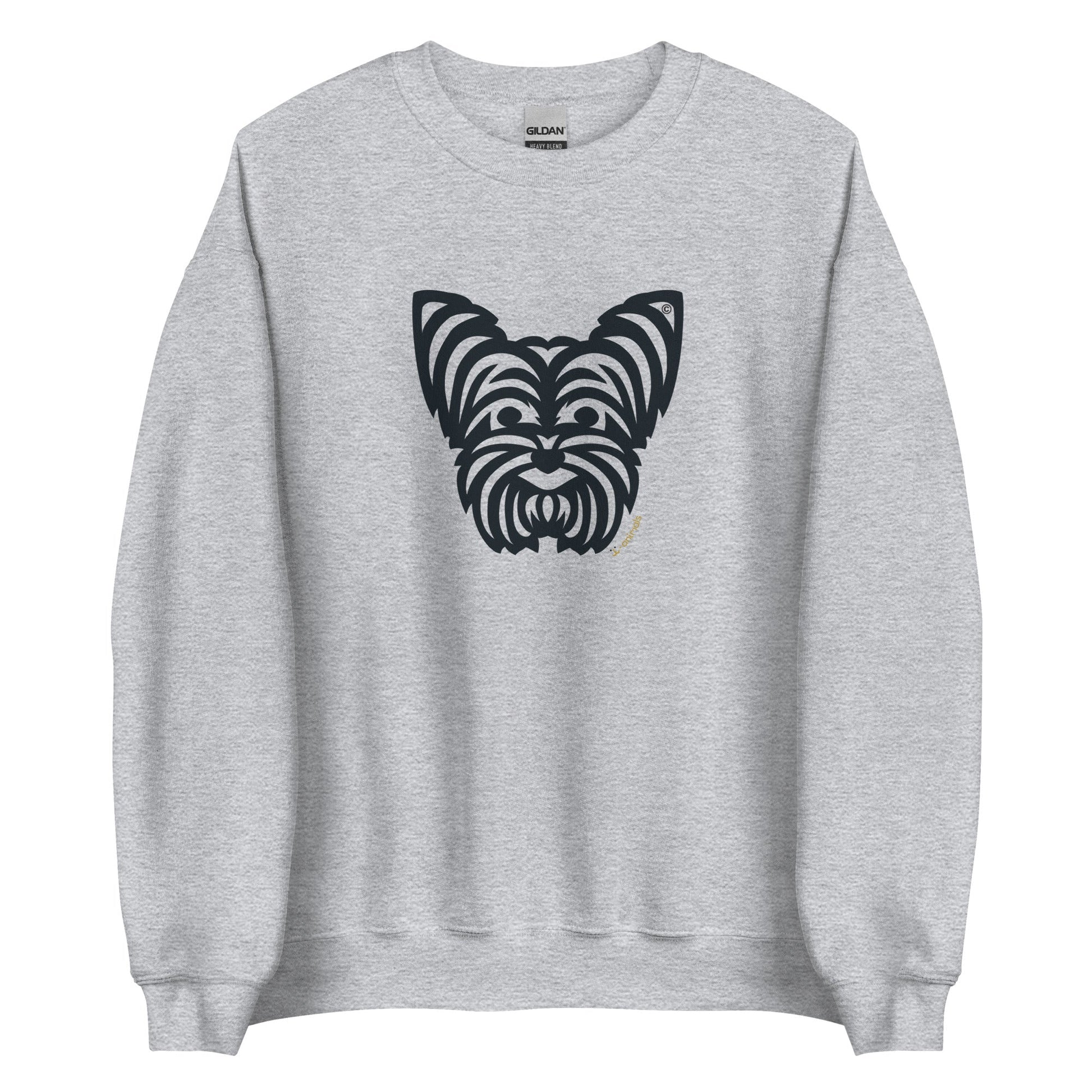 Moletom unissex - Yorkshire - Tribal - Cores Claras i-animals