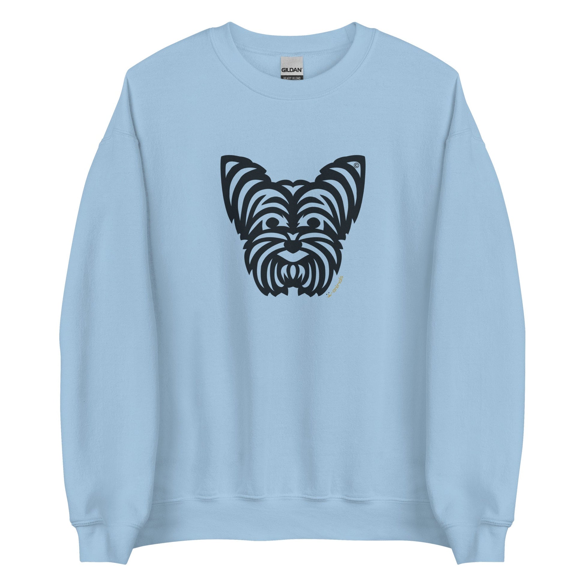 Moletom unissex - Yorkshire - Tribal - Cores Claras i-animals