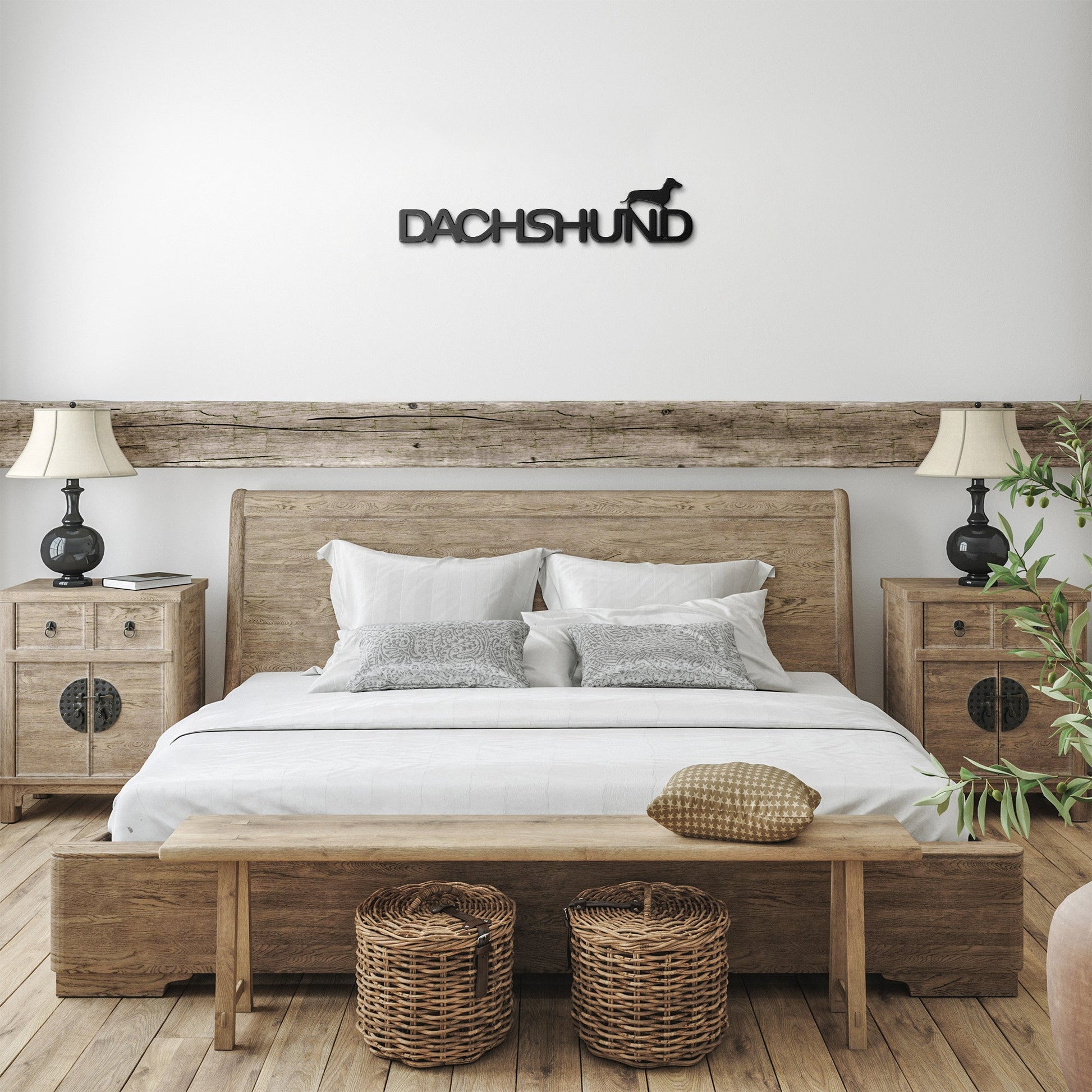 Placa de metal Dachshund - Identidade i-animals
