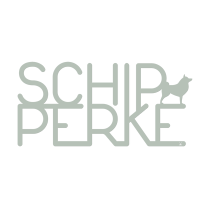 Placa de metal Schipperke - Identidade i-animals