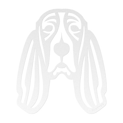 Basset Hound Cut Metal - Tribal