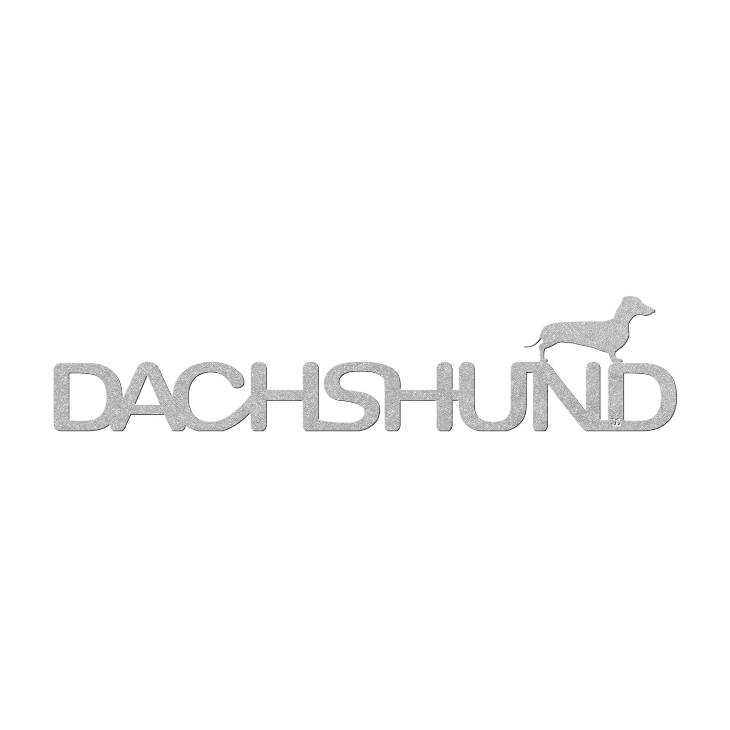Dachshund Cut Metal - Identity