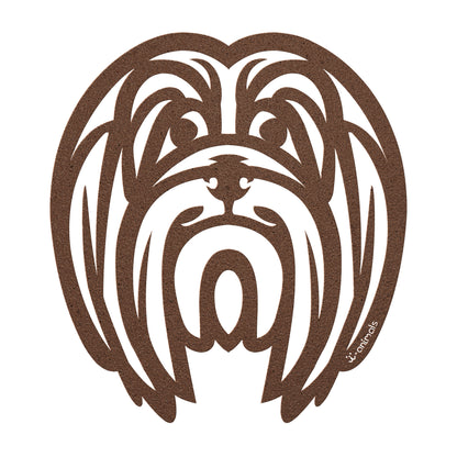 Lhasa Apso Cut Metal - Tribal