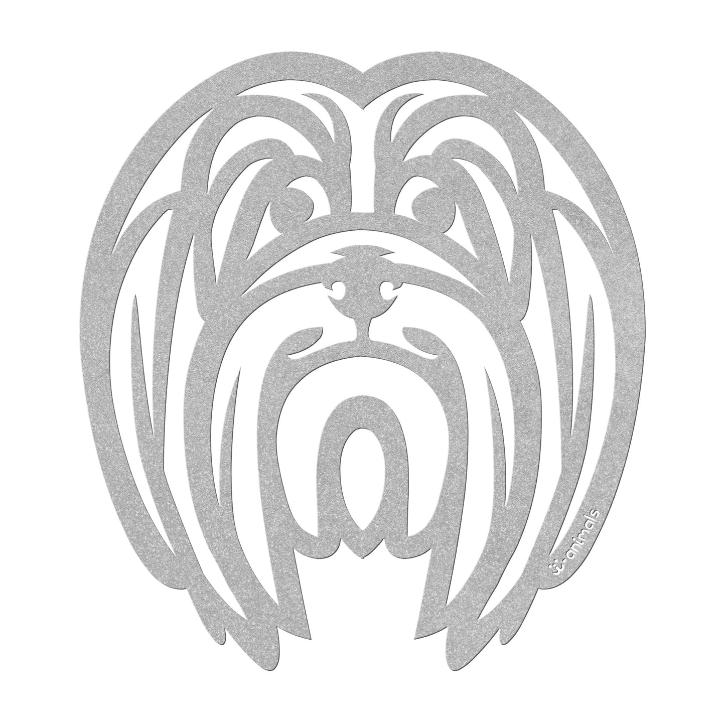 Lhasa Apso Cut Metal - Tribal