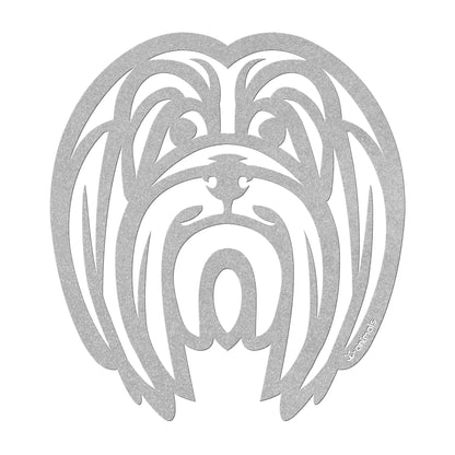 Lhasa Apso Cut Metal - Tribal