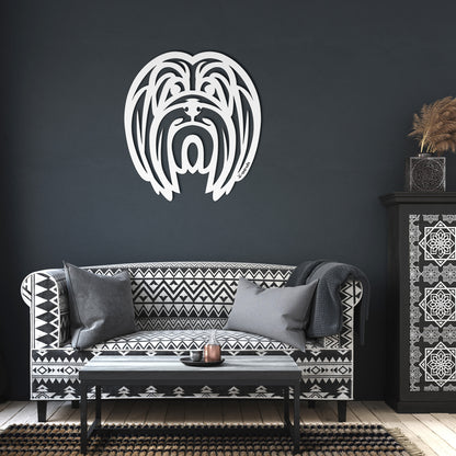 Lhasa Apso Cut Metal - Tribal