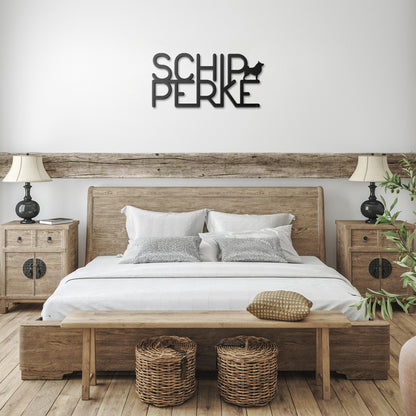 Schipperke Cut Metal - Identity