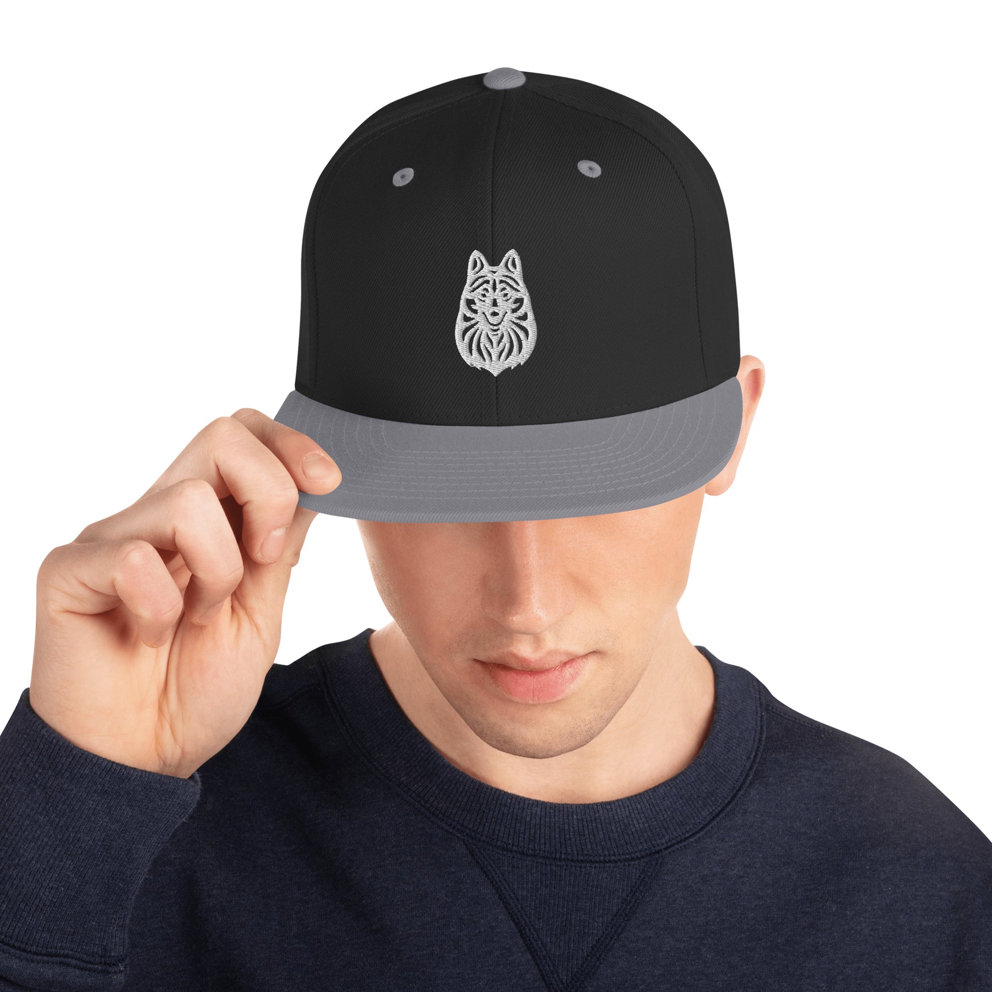 Boné Snapback Schipperke - Tribal - i-animals