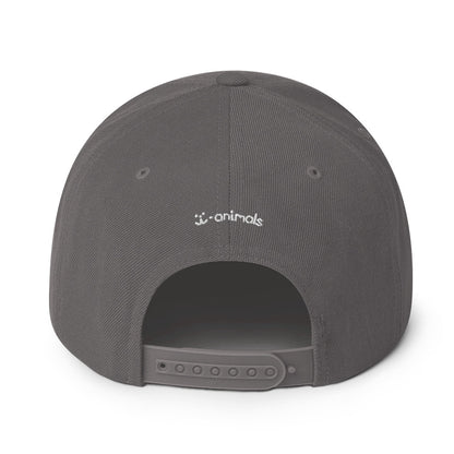 Boné Snapback Gato Preto - Tribal - i-animals