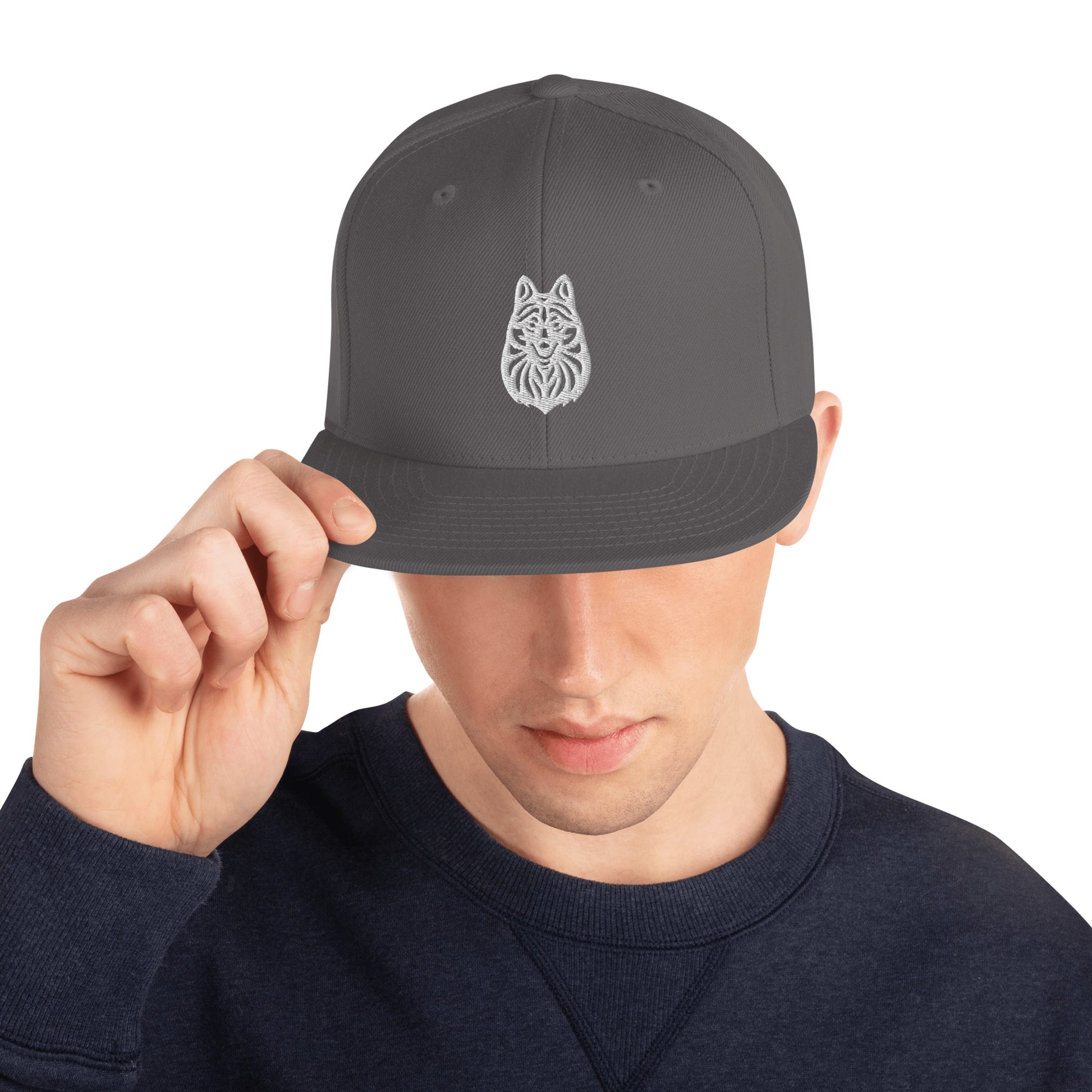 Boné Snapback Schipperke - Tribal - i-animals