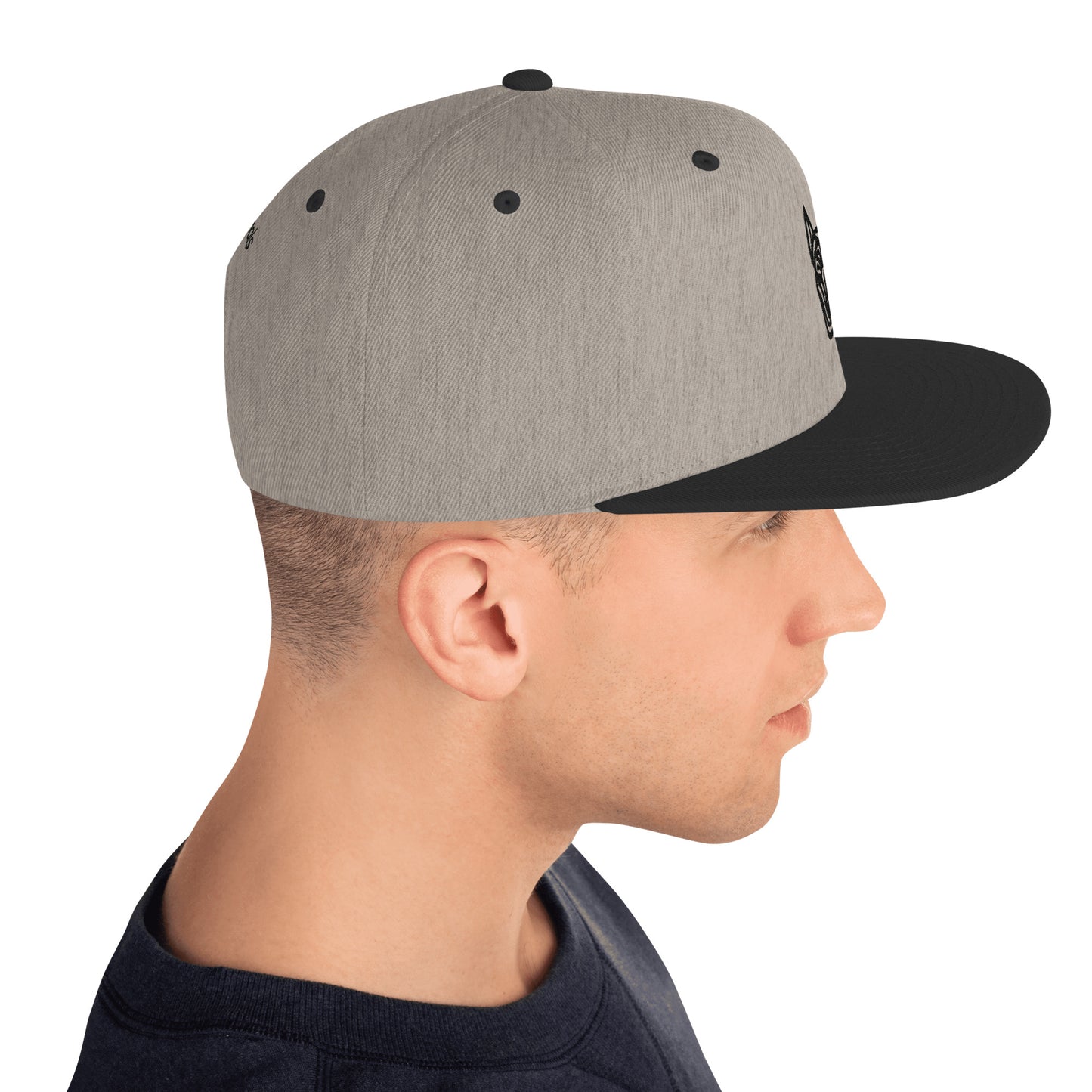 Boné Snapback Doberman - Tribal - Cores claras - i-animals