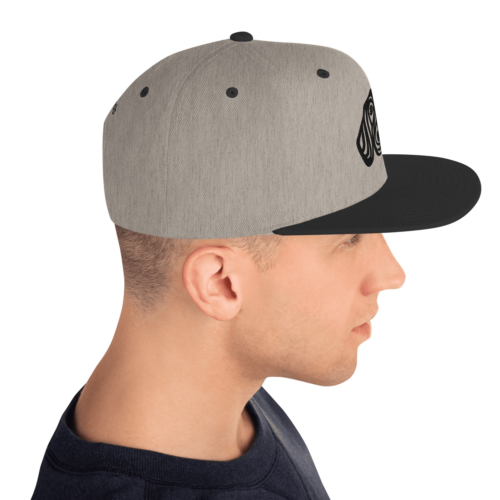 Boné Snapback Dachshund - Tribal - Cores claras - i-animals