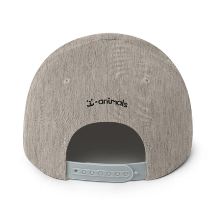 Boné Snapback “cão vira-lata” - Tribal - Cores claras - i-animals