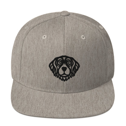 Boné Snapback Golden Retriever - Tribal - Cores claras - i-animals