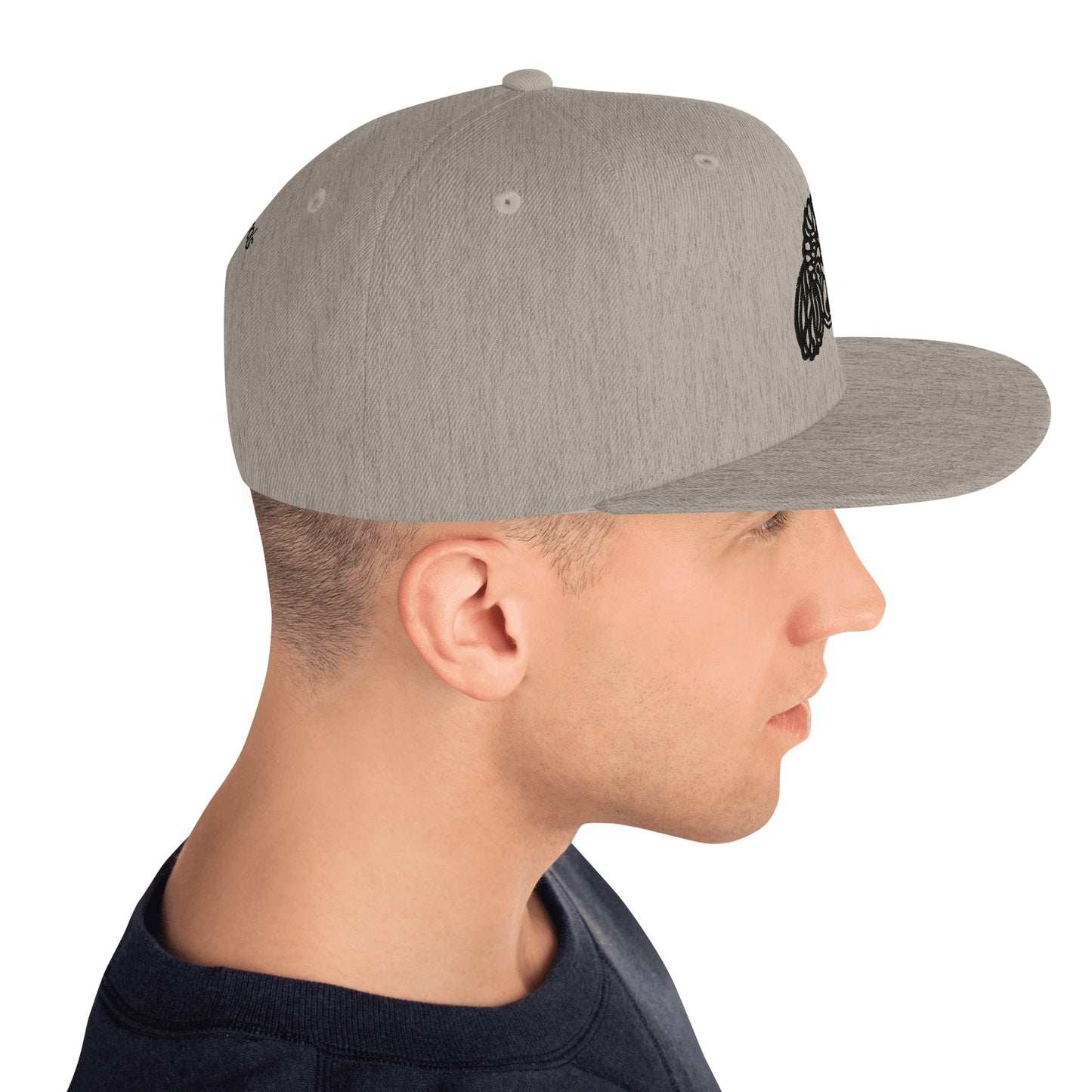 Boné Snapback Poodle - Tribal - Cores claras - i-animals