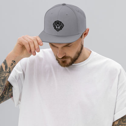 Boné Snapback Golden Retriever - Tribal - Cores claras - i-animals
