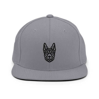 German Shepherd Snapback Cap - Tribal - Light Colors