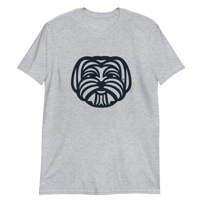 Camiseta unissex de manga curta - Maltês - Tribal - Cores Claras - i-animals