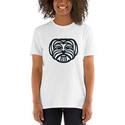 Camiseta unissex de manga curta - Maltês - Tribal - Cores Claras - i-animals