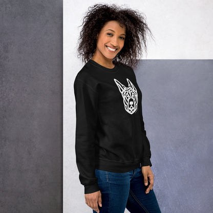Sudadera unisex de cuello redondo - Pastor alemán - Tribal