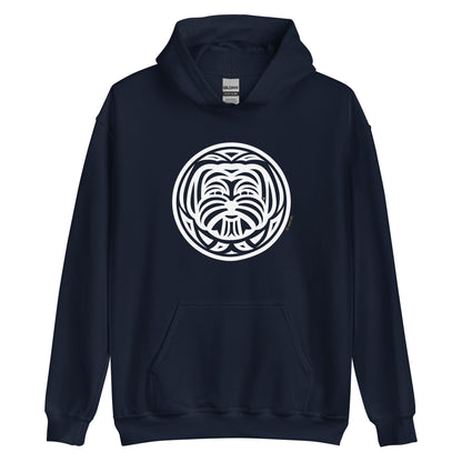 Moletom com capuz unissex - Maltês - Tribal - i-animals