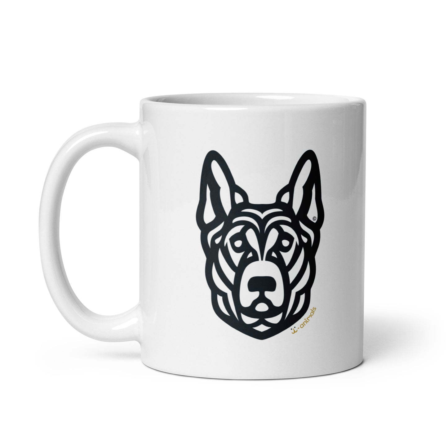 Taza de pastor alemán - Tribal